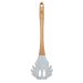 Conjunto 5 Talheres De Silicone Cabo Bambu Marmorizados Colher Soho