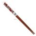 Conjunto De Palitos Japoneses Sushi Bambu Kyoto 5 Pares Hashi Floral Vermelho Yoi