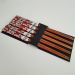 Conjunto De Palitos Japoneses Sushi Bambu Kyoto 5 Pares Hashi Floral Vermelho Yoi