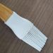Pincel Culinário De Cozinha Silicone Bambu Para Alimentos