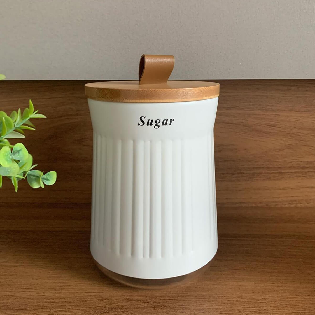 Porta Condimentos Pote Hermético Para Açúcar Lata Decorativa Cozinha Sugar
