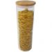 Pote Hermético 1650ml Vidro Borosilicato Tampa Bambu Vika