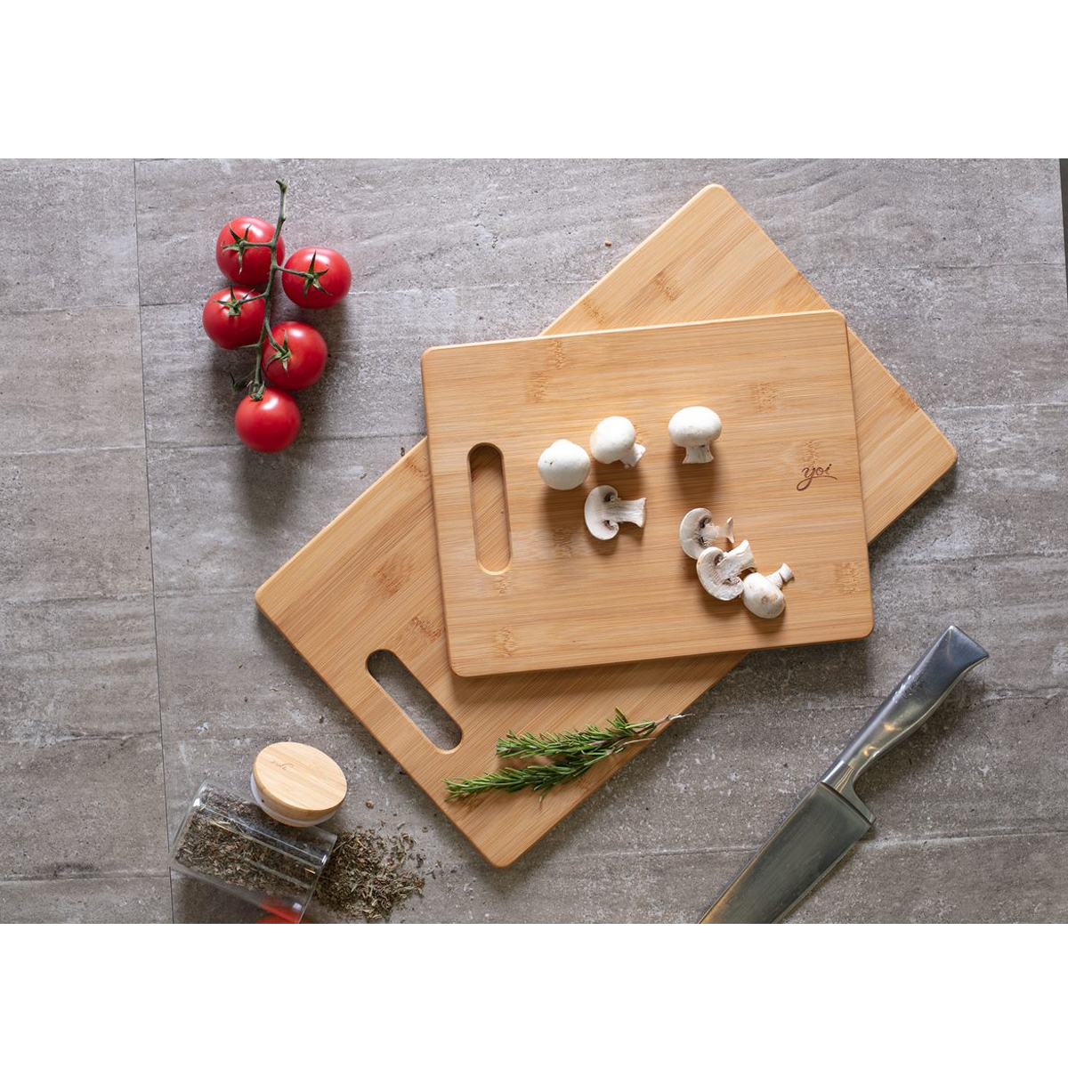 Tábua De Corte Bambu 40x24cm Tábua Retangular Grande Para Servir E Picar Alimentos Cozinha Yoi