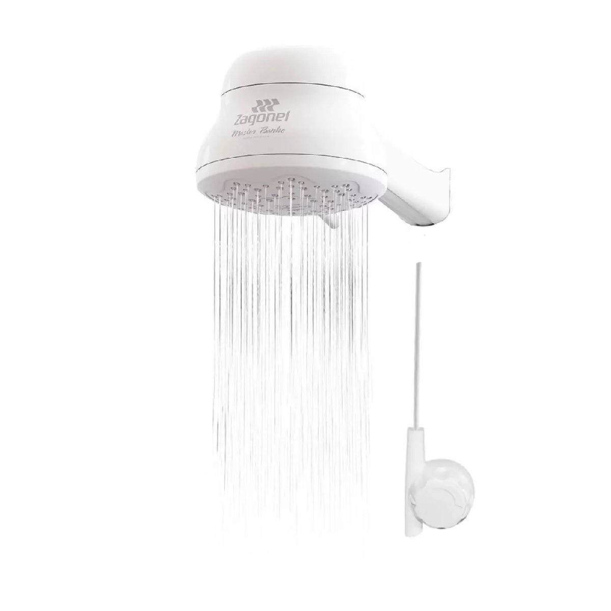 Ducha Master Banho Eletrônica 7.500W 220V - Kit Completo para Instalação - Zagonel