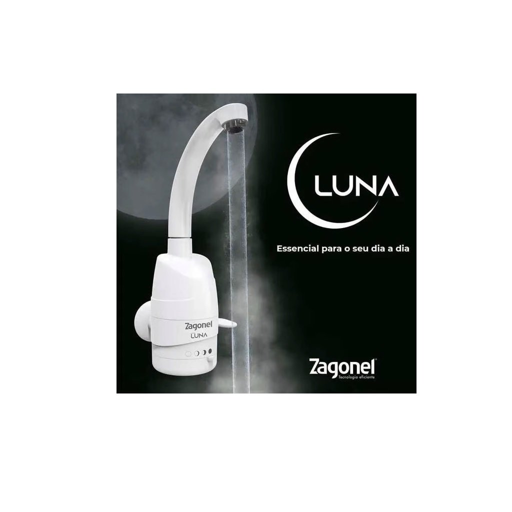 Torneira Elétrica Luna Branca 220V - Zagonel