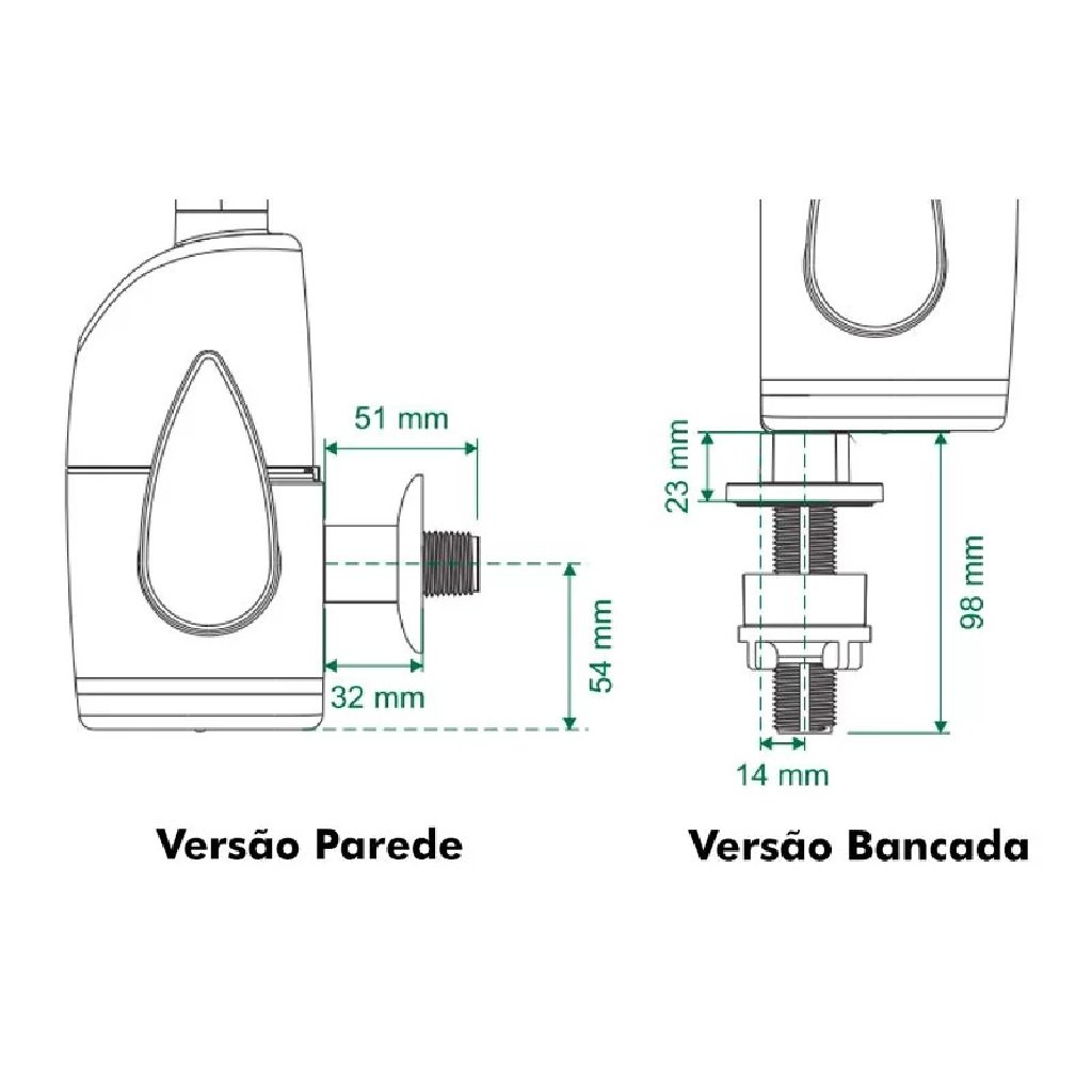 Torneira Eletrônica Prima Touch 5.500W 127V - Zagonel