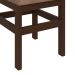 Conjunto de 2 Cadeiras Zima Suede Tabaco