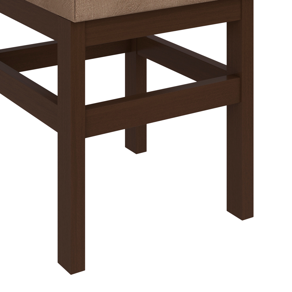 Conjunto de 2 Cadeiras Zima Suede Tabaco