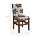 Conjunto de 2 Cadeiras Zima Suede Tabaco e Floral