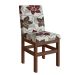 Conjunto de 2 Cadeiras Zima Suede Tabaco e Floral