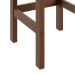 Conjunto de Mesa com 4 Cadeiras Davi Suede Tabaco