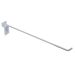 100 Expositores Canaletado 4,5mm Branco Gancho Cabide Loja 30cm