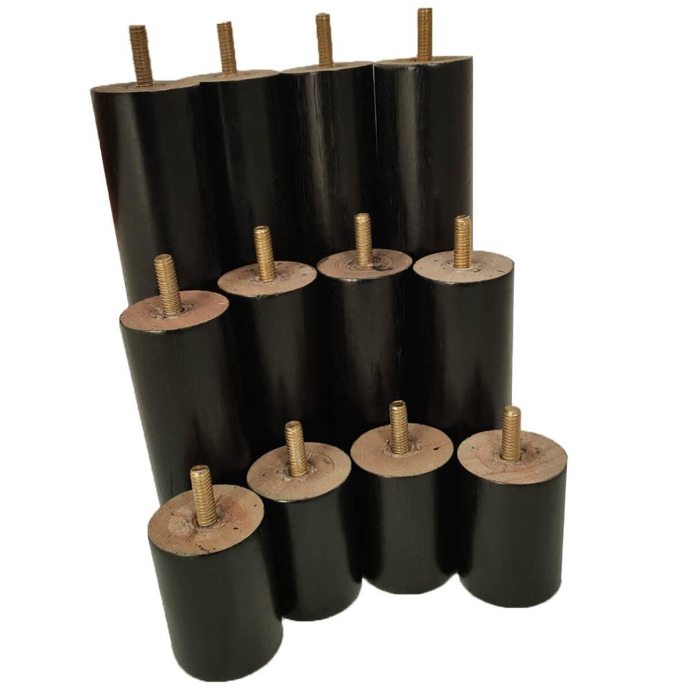 12 Pés de Madeira Anti Refluxo Conjunto de Pés para Cama Box