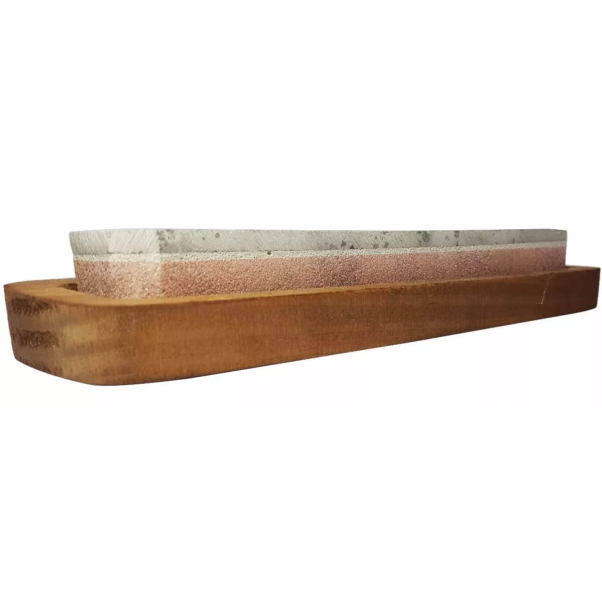 2 Facas Modelo Tesoura Nº7 Carbono Chifre e Pedra De Afiar