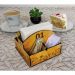 25 Porta Guardanapos e Sachês de Mesa MDF Pães para Padaria