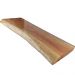 Bancada Rústica de Madeira 98x33x5cm para Cuba Banheiro Lavabo Retrô Maciça