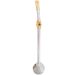 Bomba 25cm Chimarrão Terere Banhada Ouro 18k Com Pedra Verde