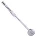 Bomba 25cm Para Tererê Chimarrão Aço Inox 304 Bojo Com Rosca