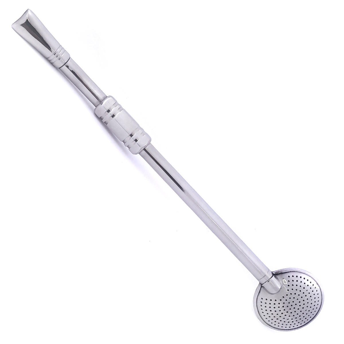 Bomba 25cm Para Tererê Chimarrão Aço Inox 304 Bojo Com Rosca