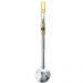 Bomba Chimarrão Rosca Aço Inox 304 Ouro 18k Pingente Desenho Brasao