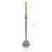 Bomba De Chimarrão Aço Inox Banho Ouro 18k Desenho Cuia