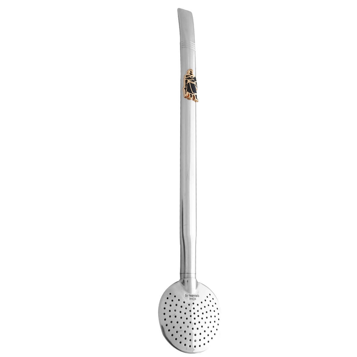 Bomba De Chimarrão Tereré Aço Inox 23cm Com Rosca Pingente Laçador