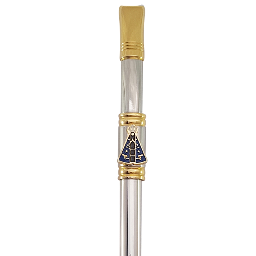 Bomba Pingente Chimarrão Aço Inox 304 Ouro 18k Inteira Brasão