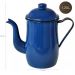 Bule Café Esmaltado 1,25 Litros e 4 Xícaras 70ml Tradicional Azul