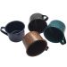 Caneca Agata Aço Esmaltado Leiteira Rustica 1 Litro Verde