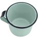 Caneca Esmaltada Xícara de Café Chá 400ml Caneca Agata Verde Baby