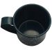Caneca Xícara Agata 350ml Aço Cromado Esmaltado Rustica Verde