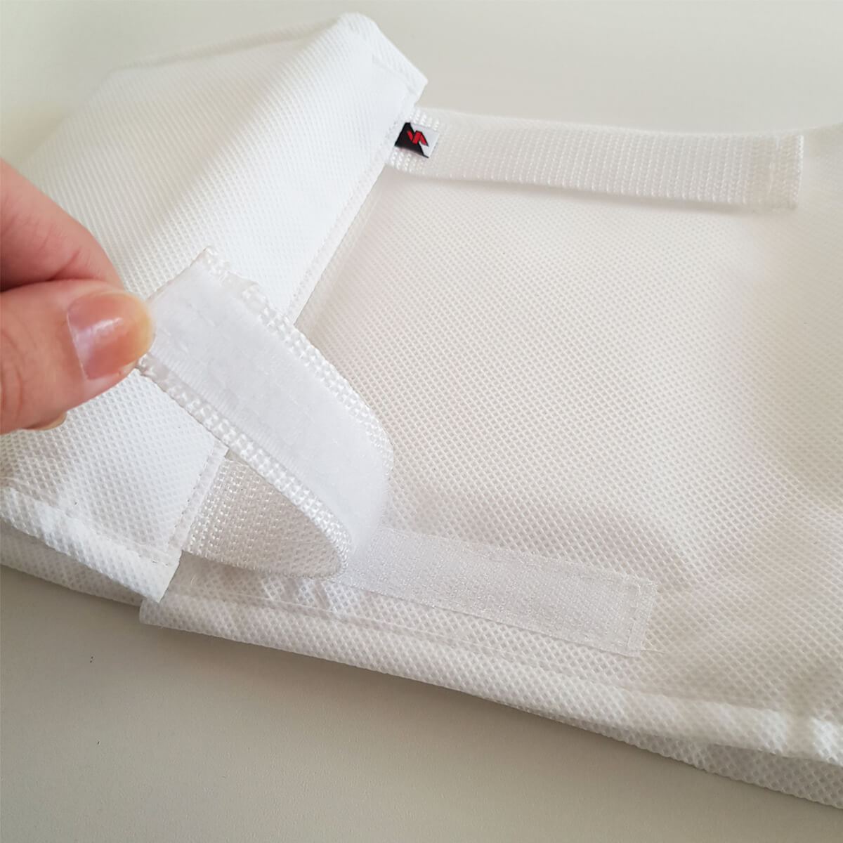 Cinta Organizadora em TNT para Mantas Toalhas Média 80x17,5cm Branco