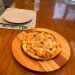 Conjunto 2 Tábuas de Madeira para Servir Pizzas Frios Petiscos 35cm e 38cm Redondas