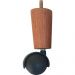 Conjunto 4 Pés para Cama Box Casal com Rodizio para Moveis Box Solteiro 13cm Dimader Mel