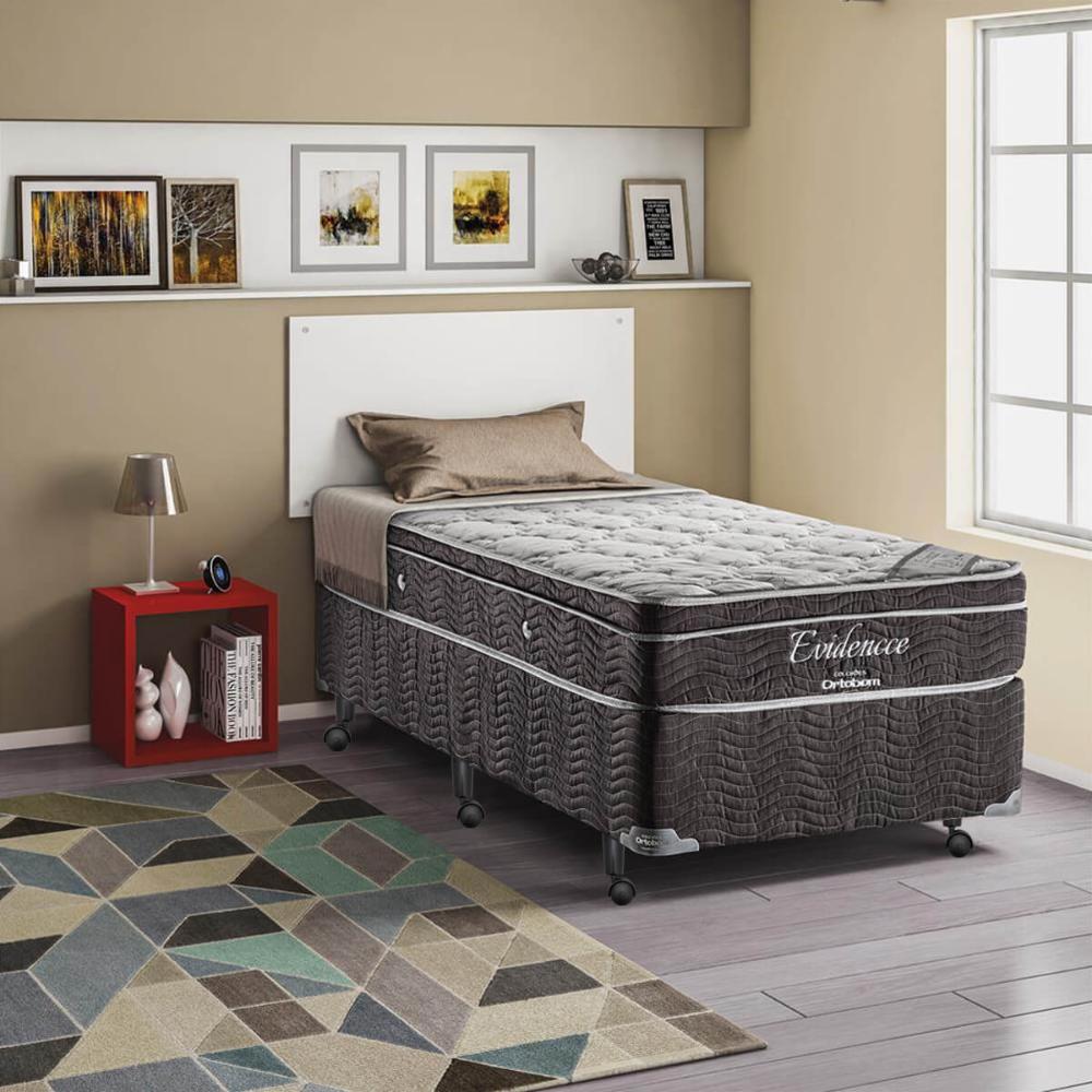 Conjunto 6 Pe De Cama Box Solteiro Baú Rodizio Para Moveis