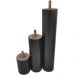 Conjunto 9 Pés Anti Refluxo de Madeira para Cama Box Pés Fixos