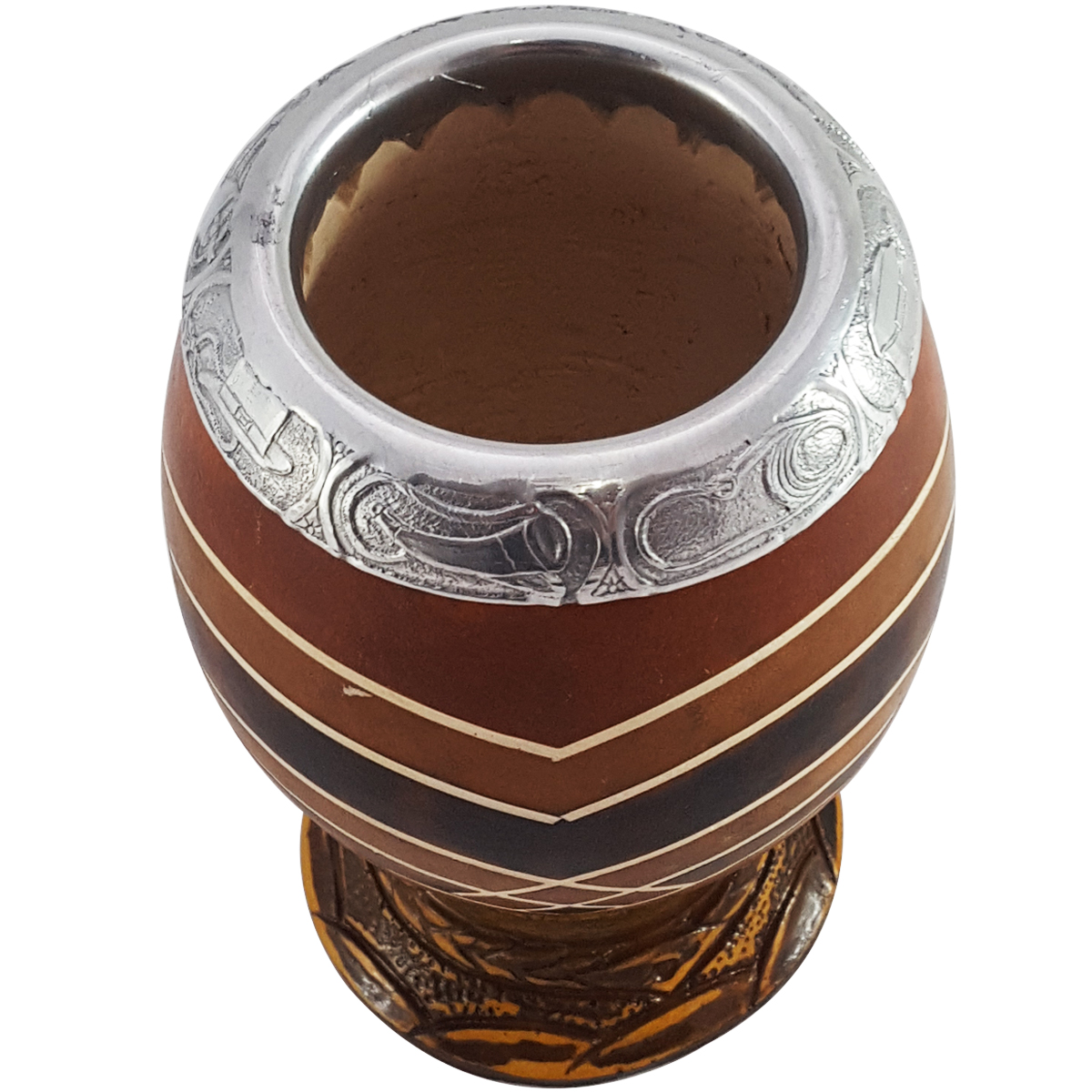 Conjunto Kit Para Chimarrão Cuia Porongo Bomba Inox Desenho