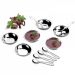 Conjunto Potes Sobremesa Inox 12 Peças Pote Colher Cozinha
