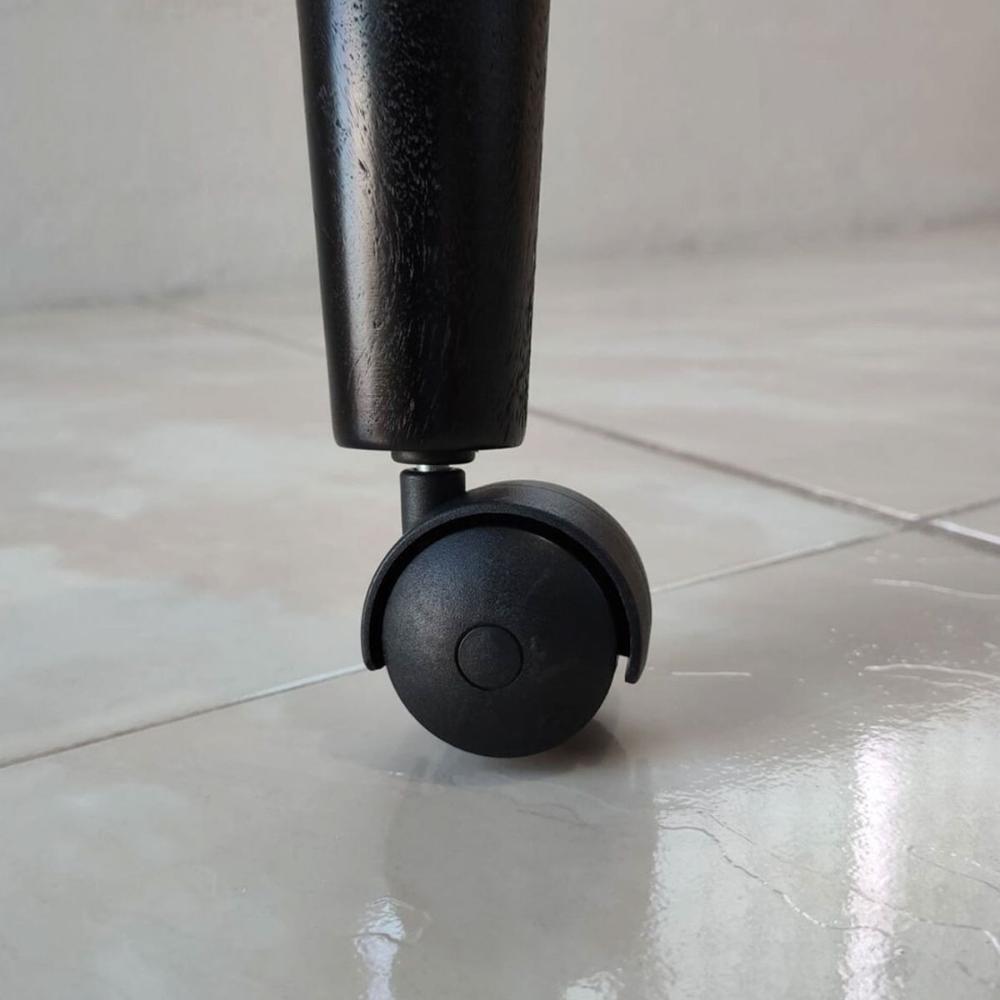 Conjunto de 4 Pés Cama Box Solteiro Casal Pés para Móveis Ro