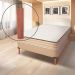 Conjunto de 9 Pés de Madeira 20cm Dimader Pé para Cama Box Casal Pé Palito Mel