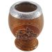 Cuia Para Chimarrão Terere Mate Coquinho Com Pé Média Bolhadeira