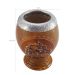 Cuia Para Chimarrão Terere Mate Coquinho Com Pé Média Bolhadeira