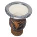 Cuia Tradicional Gaúcha Porongo Bocal De Aço Inox Cavalo