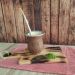 Cuia de Chimarrão Artesanal Cuia de Porongo Natural Revestida Corino 12cm Brasão