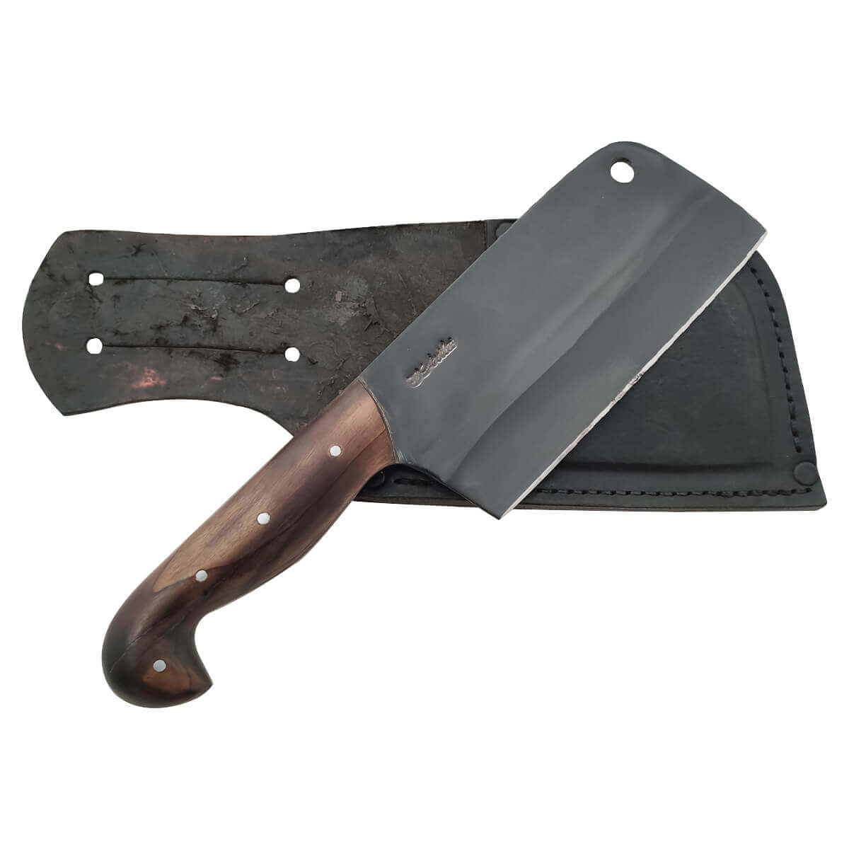 Cutelo Artesanal Davila Aço Carbono 5160 Fosfatizado Polido Monobloco