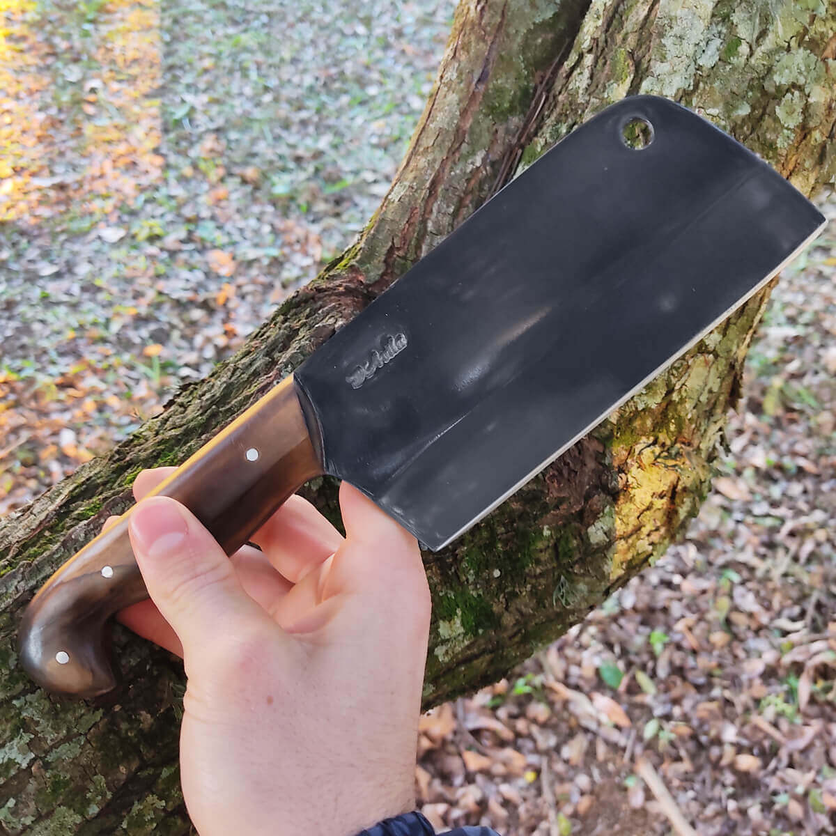 Cutelo Artesanal Davila Aço Carbono 5160 Fosfatizado Polido Monobloco
