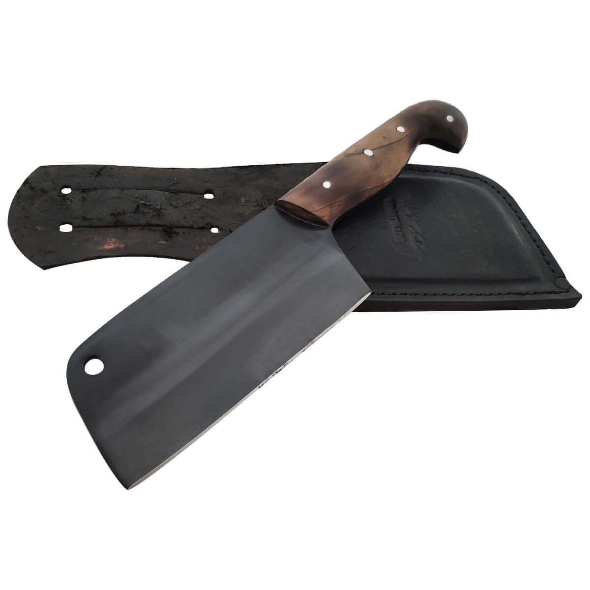 Cutelo Artesanal Davila Aço Carbono 5160 Fosfatizado Polido Monobloco