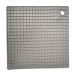 Descanso De Panela Silicone Descanso De Mesa Aparador Panela Quadrado Cinza
