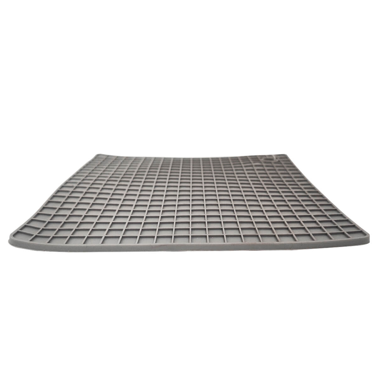 Descanso De Panela Silicone Descanso De Mesa Aparador Panela Quadrado Cinza