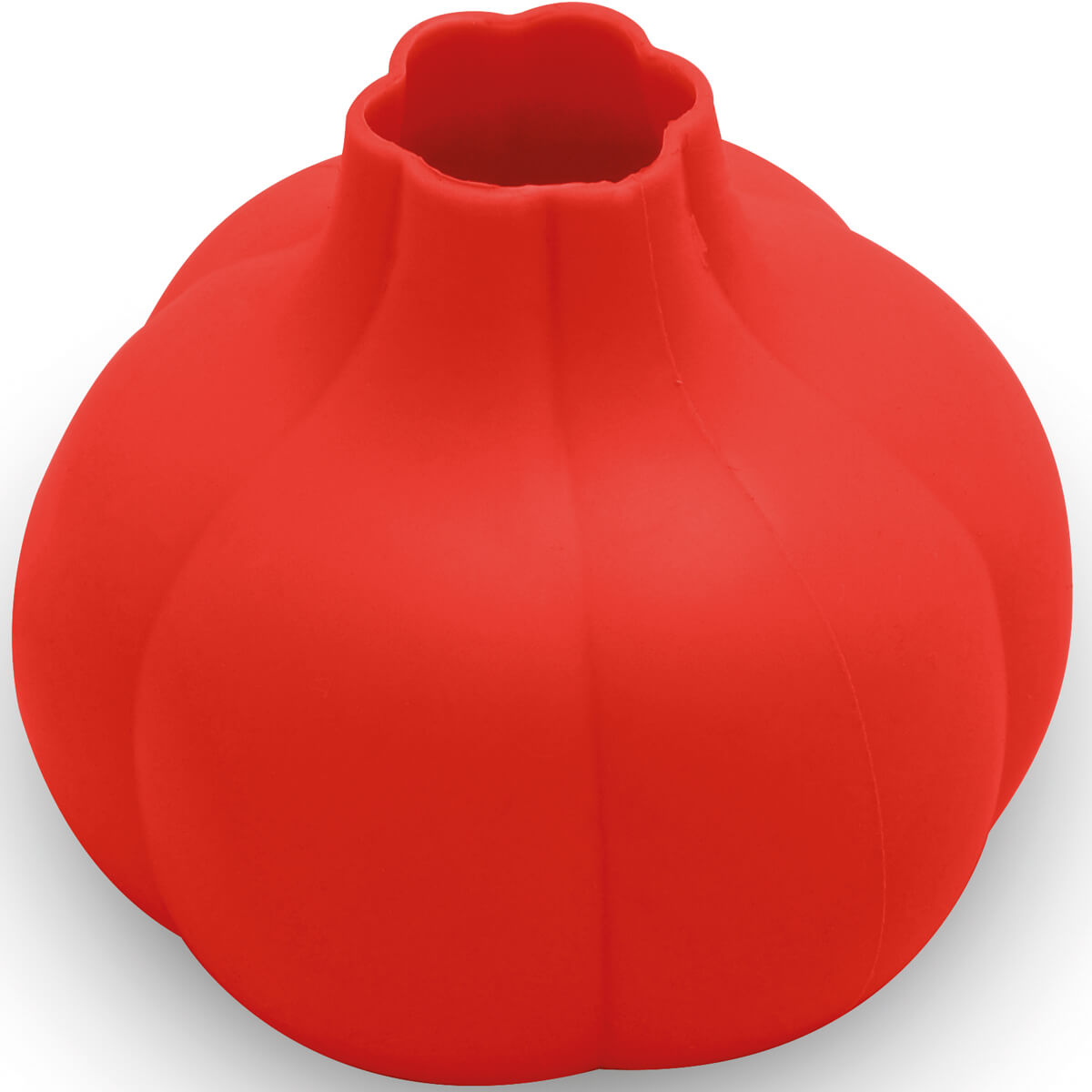 Descascador de Alho Remove Cascas Cabeça de Alho em Silicone Vermelho